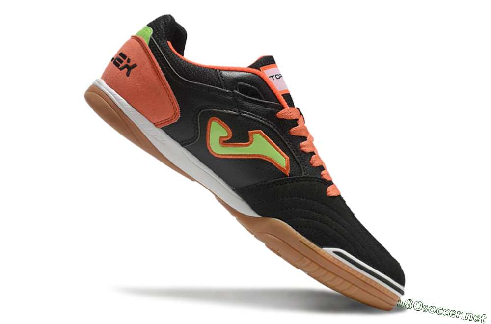 Men's Joma Top Flex IC Football Shoes - Black/Yellow/Red 4