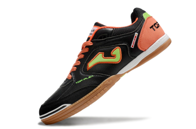 Men's Joma Top Flex IC Football Shoes - Black/Yellow/Red