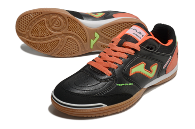 Men's Joma Top Flex IC Football Shoes - Black/Yellow/Red