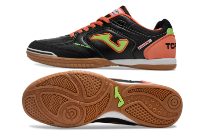 Men's Joma Top Flex IC Football Shoes - Black/Yellow/Red