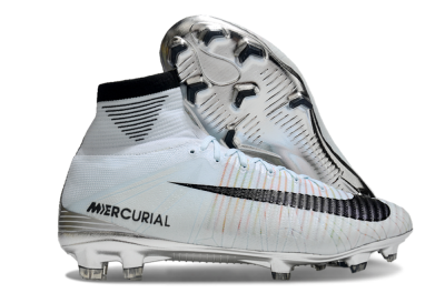 Men's Nike Zoom Superfly 5 Elite FG Football Boots - Blue/Black/Rainbow