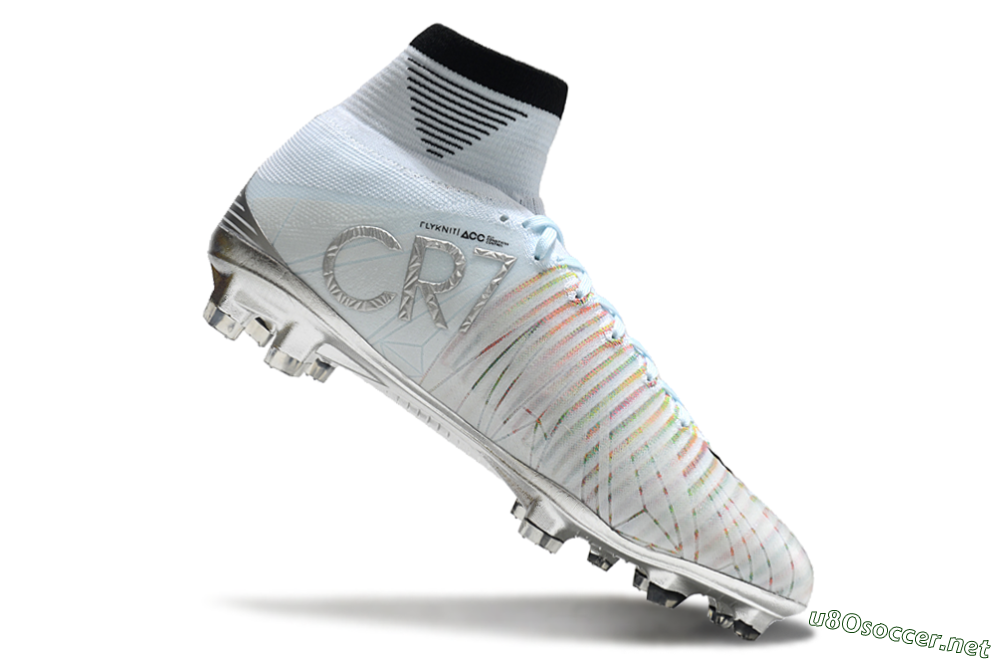Men's Nike Zoom Superfly 5 Elite FG Football Boots - Blue/Black/Rainbow 4