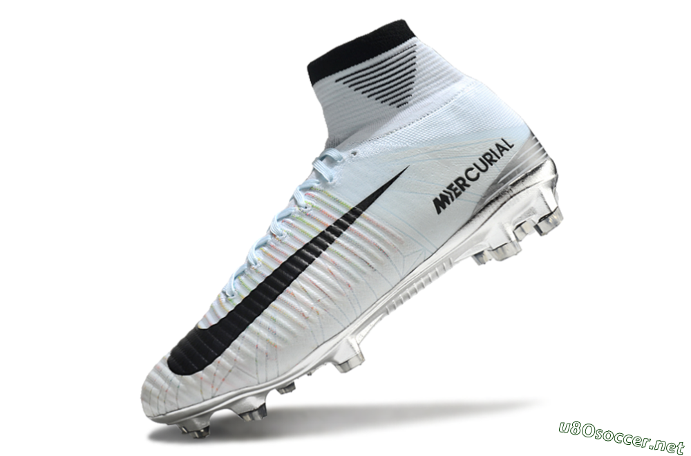 Men's Nike Zoom Superfly 5 Elite FG Football Boots - Blue/Black/Rainbow 5