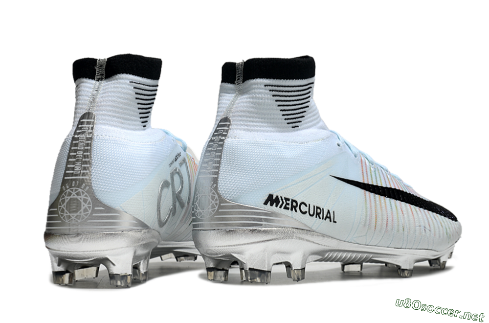 Men's Nike Zoom Superfly 5 Elite FG Football Boots - Blue/Black/Rainbow 6