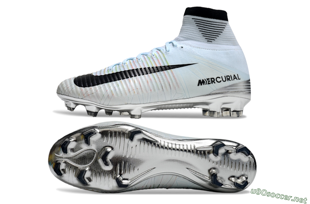 Men's Nike Zoom Superfly 5 Elite FG Football Boots - Blue/Black/Rainbow 1