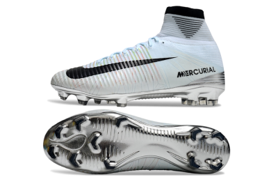 Men's Nike Zoom Superfly 5 Elite FG Football Boots - Blue/Black/Rainbow