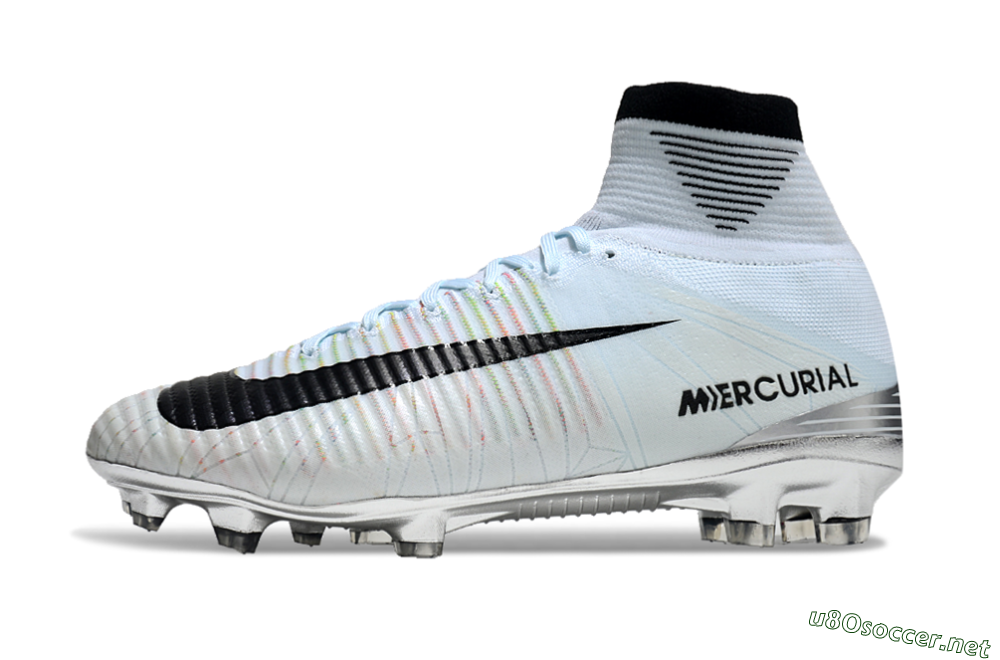 Men's Nike Zoom Superfly 5 Elite FG Football Boots - Blue/Black/Rainbow 0