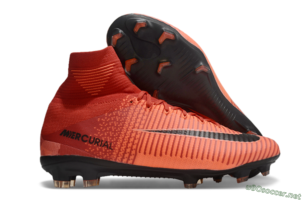 Men's Nike Zoom Superfly 5 Elite FG Football Boots - Red/Black 2