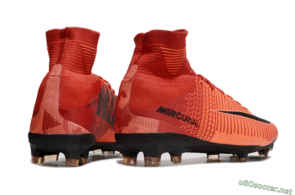 Men's Nike Zoom Superfly 5 Elite FG Football Boots - Red/Black 6
