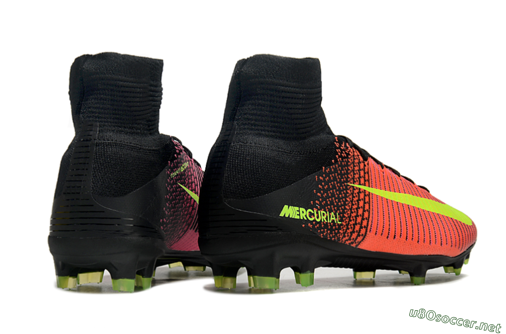 Men's Nike Zoom Superfly 5 Elite FG Football Boots - Red/Black/Yellow 6