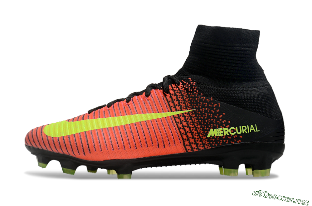 Men's Nike Zoom Superfly 5 Elite FG Football Boots - Red/Black/Yellow 0