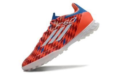 Men's Adidas F50 Pro TF Football Shoes - Red/White/Blue