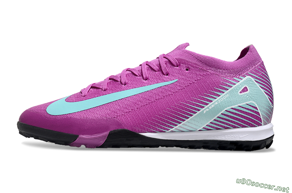 Unisex Nike Air Zoom Mercurial Vapor 16 Elite TF Football Shoes - Pink/Jade/White 0