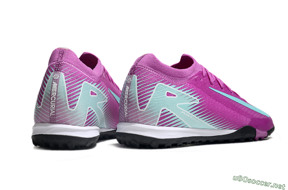 Unisex Nike Air Zoom Mercurial Vapor 16 Elite TF Football Shoes - Pink/Jade/White 6
