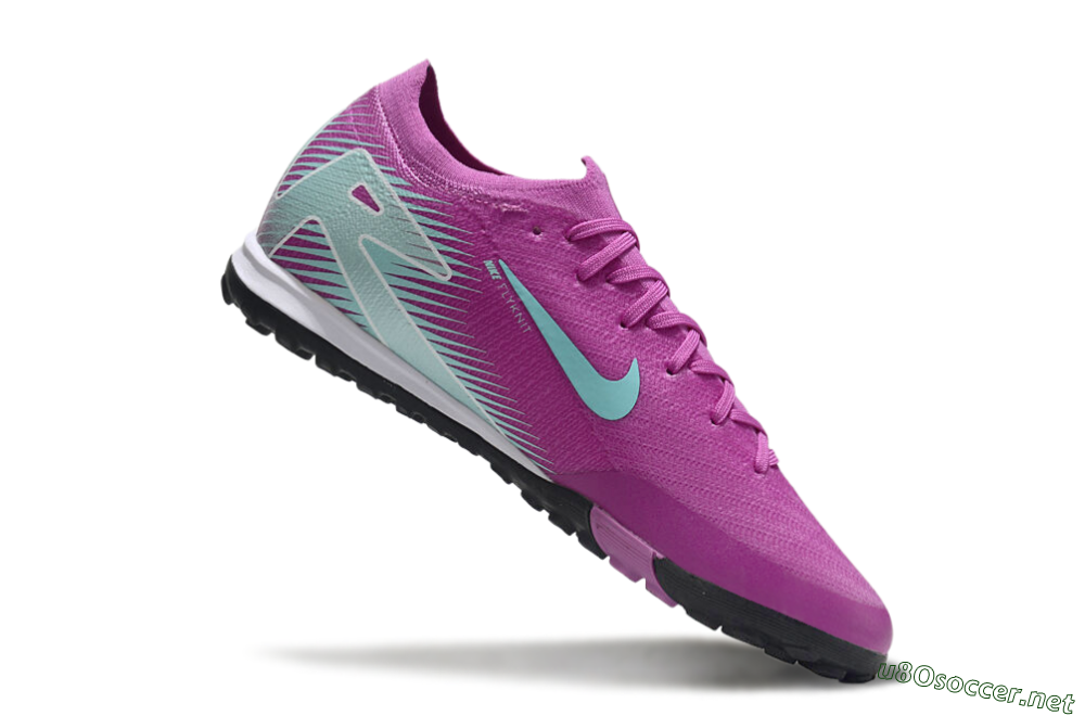 Unisex Nike Air Zoom Mercurial Vapor 16 Elite TF Football Shoes - Pink/Jade/White 4