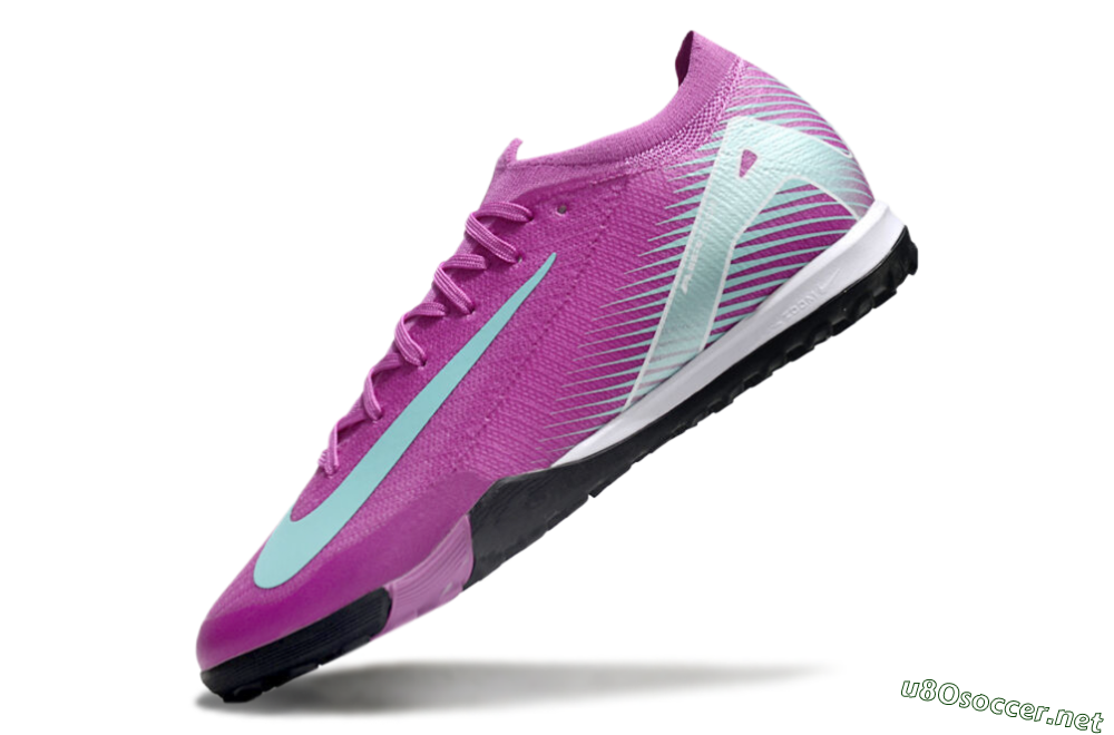 Unisex Nike Air Zoom Mercurial Vapor 16 Elite TF Football Shoes - Pink/Jade/White 5