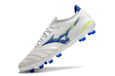 Men's Mizuno Morelia Neo 4 FG Football Boots - White/Blue/Yellow