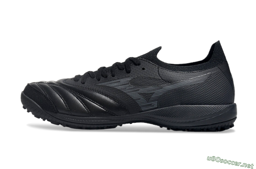 Men's Mizuno Morelia Neo Sala M8 TF Football Shoes - Black/Grey 0