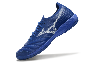 Men's Mizuno Morelia Neo Sala M8 TF Football Shoes - Blue/White