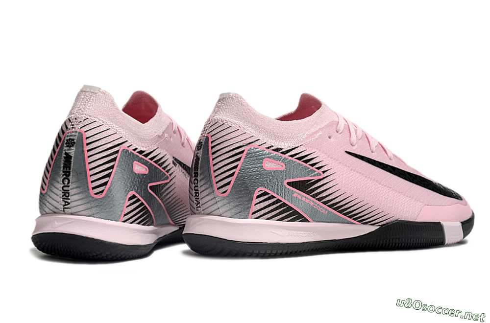 Men's Nike Air Zoom Mercurial Vapor 16 Elite IC Football Shoes - Pink/Silver/Red 6