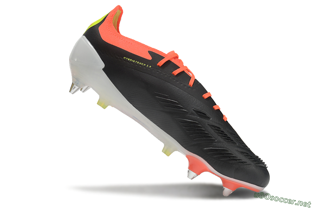 Men's Adidas Predator 24 Elite SG Football Boots - Black/White/Red 4