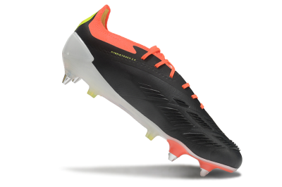 Men's Adidas Predator 24 Elite SG Football Boots - Black/White/Red