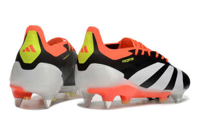 Men's Adidas Predator 24 Elite SG Football Boots - Black/White/Red