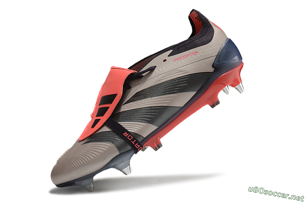 Men's Adidas Predator Elite Foldover Tongue SG Football Boots - Gold/Blue/Red 5