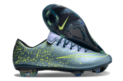 Men's Nike Mercurial Vapor 10 FG Football Boots - Jade/Yellow/Black