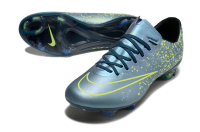 Men's Nike Mercurial Vapor 10 FG Football Boots - Jade/Yellow/Black