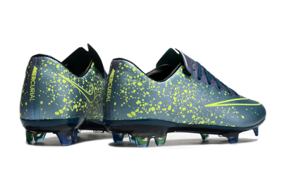 Men's Nike Mercurial Vapor 10 FG Football Boots - Jade/Yellow/Black
