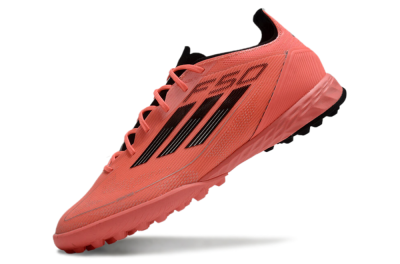 Men's Adidas F50 Pro TF Football Shoes - Red/Black