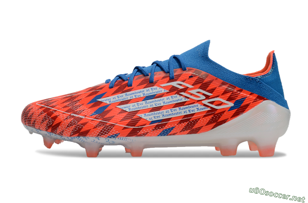 Men's Adidas F50 Elite FG Football Boots - Red/White/Blue 0