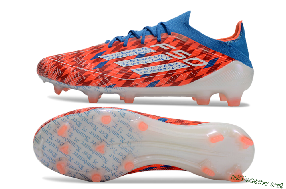 Men's Adidas F50 Elite FG Football Boots - Red/White/Blue 1
