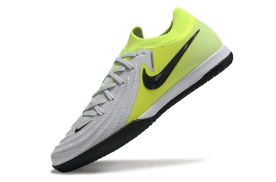 Men's Nike Phantom GX 2 Elite IC Football Shoes - Grey/Black/Yellow