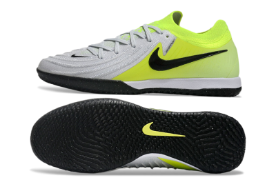 Men's Nike Phantom GX 2 Elite IC Football Shoes - Grey/Black/Yellow
