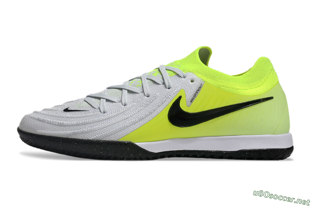 Men's Nike Phantom GX 2 Elite IC Football Shoes - Grey/Black/Yellow 0