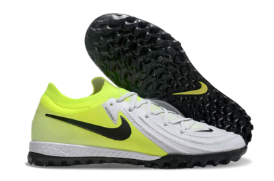 Men's Nike Phantom GX 2 Elite TF Football Shoes - Grey/Black/Yellow