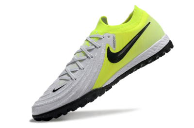 Men's Nike Phantom GX 2 Elite TF Football Shoes - Grey/Black/Yellow