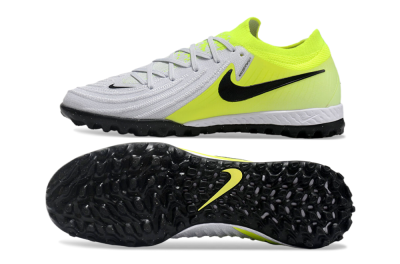 Men's Nike Phantom GX 2 Elite TF Football Shoes - Grey/Black/Yellow