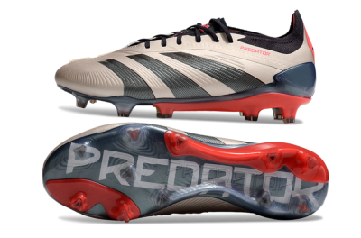 Men's Adidas Predator 24 Elite FG Football Boots - Gold/Blue/Red