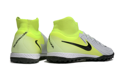 Men's Nike Phantom Luna Elite NU TF Football Shoes - Grey/Yellow/Black