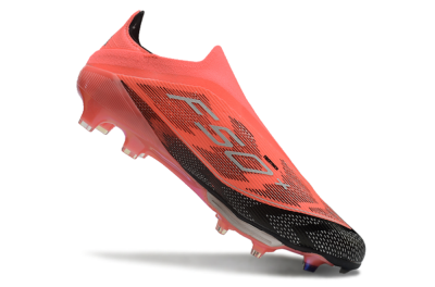 Unisex Adidas F50+ Lightstrike Pro Laceless FG Football Boots - Red/Black/Silver