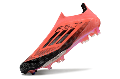 Unisex Adidas F50+ Lightstrike Pro Laceless FG Football Boots - Red/Black/Silver