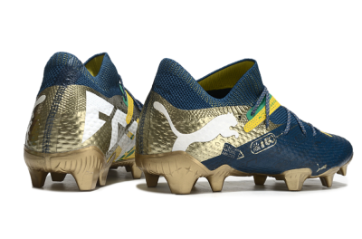 Men's Puma x Neymar Future 7 Ultimate bna FG Football Boots - Blue/Yellow/Green