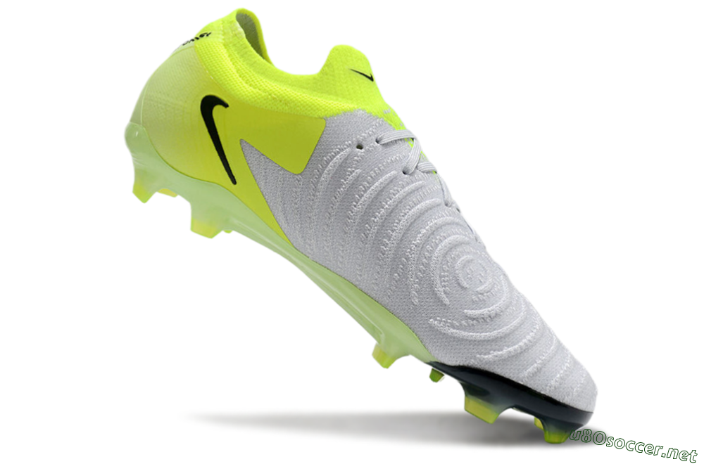 Men's Nike Phantom Luna Elite FG Football Boots - Grey/Yellow/Black 3