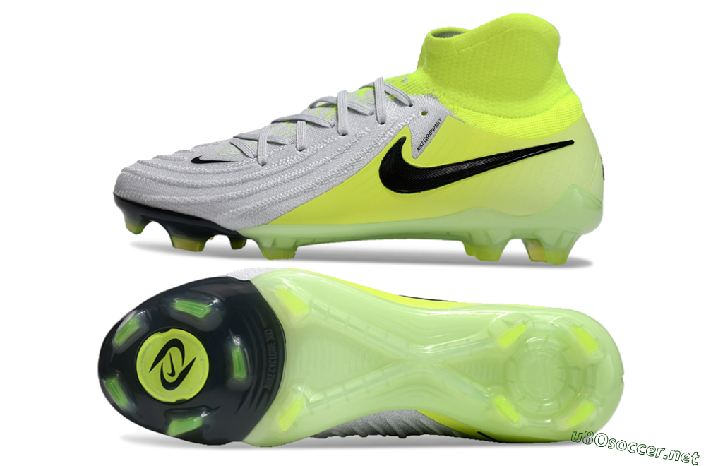 Men's Nike Phantom Luna Elite FG Football Boots - Grey/Yellow/Black 1