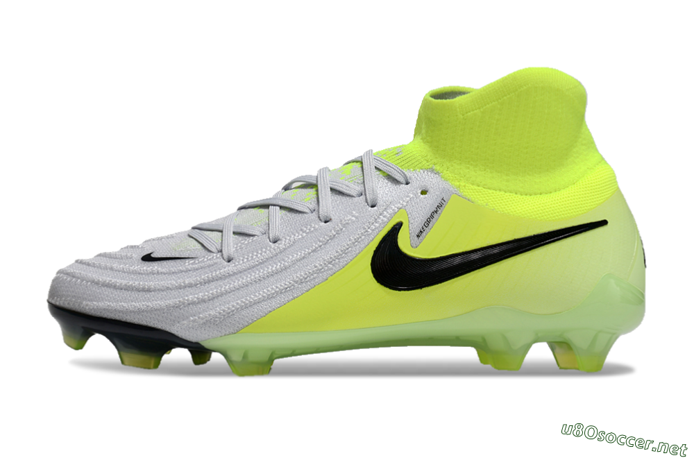 Men's Nike Phantom Luna Elite FG Football Boots - Grey/Yellow/Black 0
