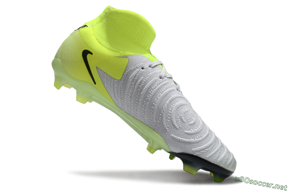 Men's Nike Phantom Luna Elite FG Football Boots - Grey/Yellow/Black 4