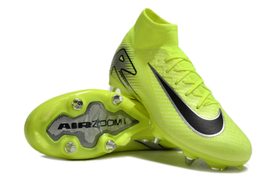 Men's Nike Air Zoom Mercurial Superfly 10 Elite SG Football Boots - Yellow/Silver/Black